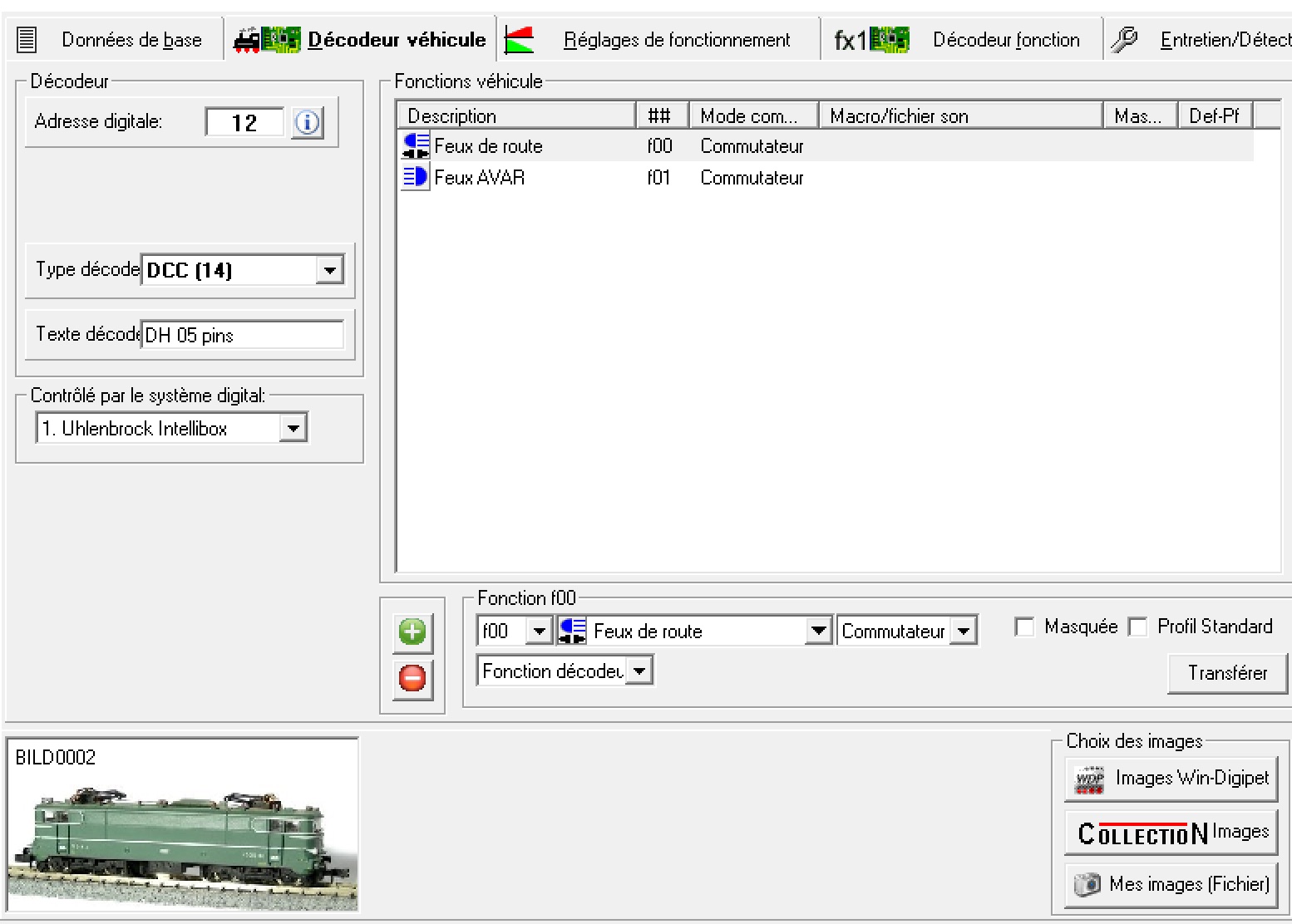 Base de locomotives